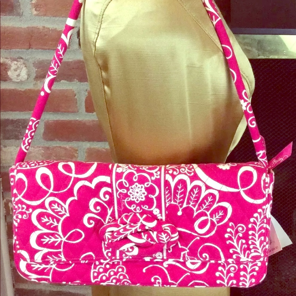 Vera Bradley Knot Just A Clutch Twirly Birds
